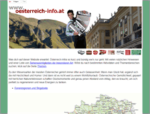 Tablet Screenshot of oesterreich-info.at